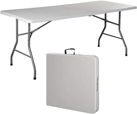 Fold up store camping picnic table