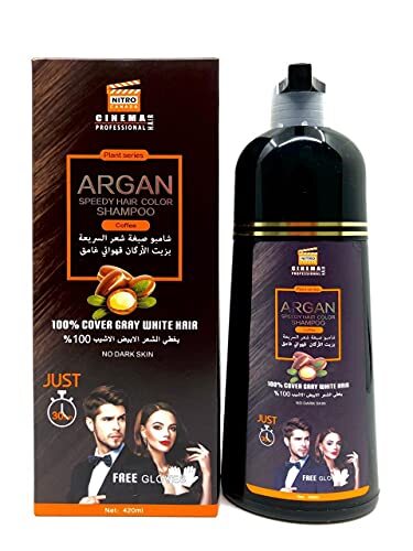 Buy NITRO CANADA Fast Hair Color Argan Oil Shampoo (Brown Coffee) Online -  Shop Beauty & Personal Care on Carrefour Saudi Arabia