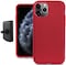 Evutec iPhone 11 PRO Aergo cover/case with AFIX plus Air Vent Car Mount system - Ballistic Nylon Red