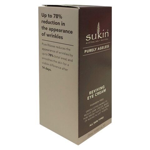 Sukin Purely Ageless Reviving Eye Cream Clear 25ml