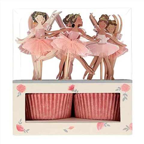 Generic Ballerina Cupcake Toppers Kit