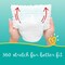 Pampers Baby-Dry Pants diapers, Size 4, 9-14 kg, With Stretchy Sides for Better Fit, 184 Baby Diapers