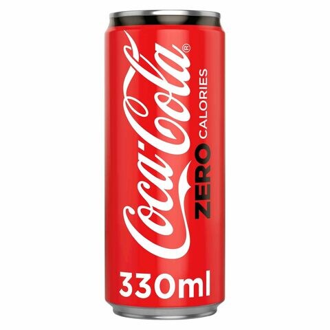 Coca Cola Zero Calories Carbonated Soft Drink 330ml