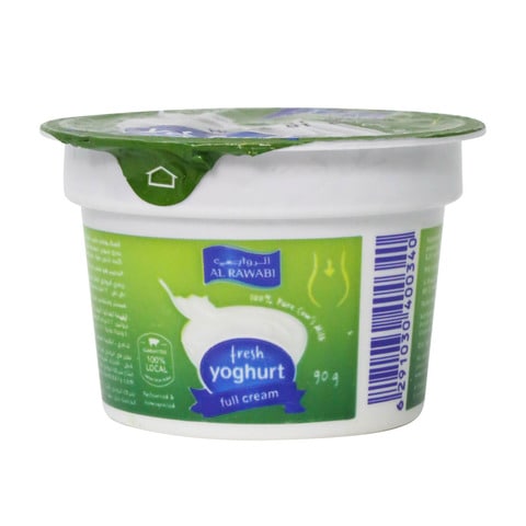 Al Rawabi Fresh Yogurt Full Cream 90g