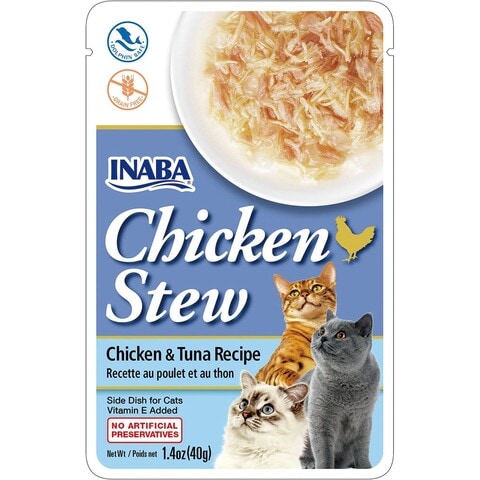 اشتري INABA chicken tuna recipe 40g - Pack of 3 في الامارات