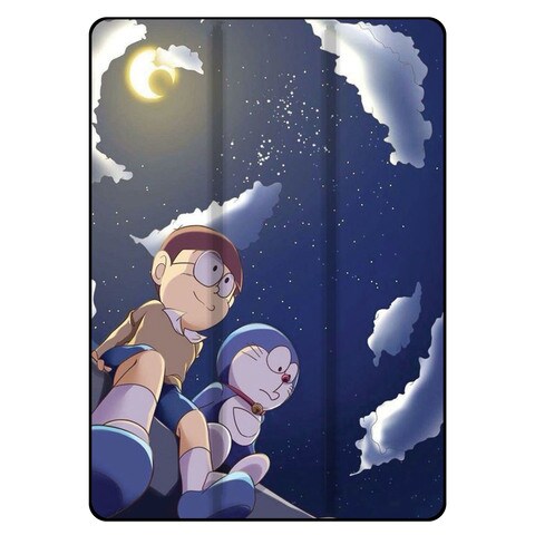 Theodor Protective Flip Case Cover For Samsung Galaxy Tab A 10.1 inches Doraemon Sitting