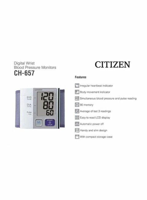 Citizen Digital Wrist Blood Pressure Monitor