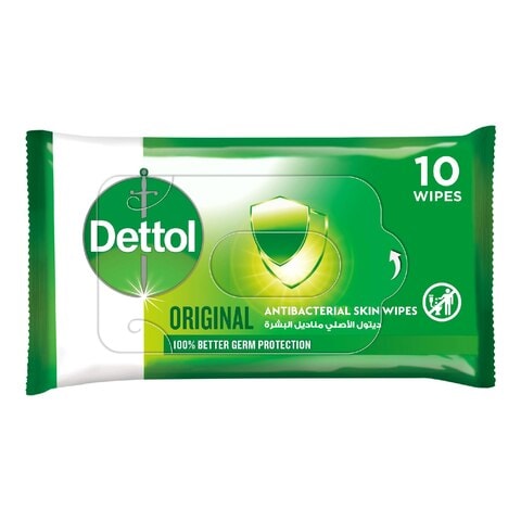 Dettol Anti Bacterial Original Skin 10 Wipes
