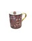 Lihan Morocco Style Multicolour Pattern Arabian Tea Cup (275Ml) With Gold Handel Special Ceramic Cup Idel For Tea, Coffee And Cappuccino