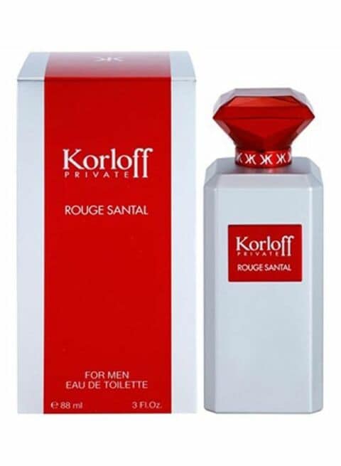 Korloff Private Rouge Santal Men Eau De Toilette - 88ml