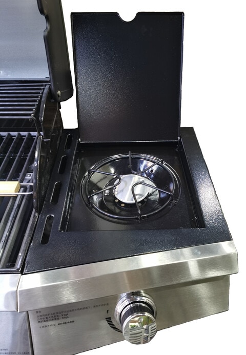 Outdoor grills hotsell with side burner