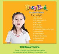 Busy Book for Toddlers, Preschool Montessori Learning Toys for Kid with 11 Themes Learning Activity Educational Learning Book for Autism &amp; Special Needs, Gift for 2 3 4 5 6 Year Old Boys Girls