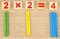Doreen Montessori Mathematical Intelligence Stick Preschool Educational Toys(GC1350A)