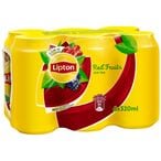 اشتري ليبتون شاي مثلج بالفواكه الحمراء غير مكربن ومنخفض السعرات الحرارية 320 مل × 6 في الكويت