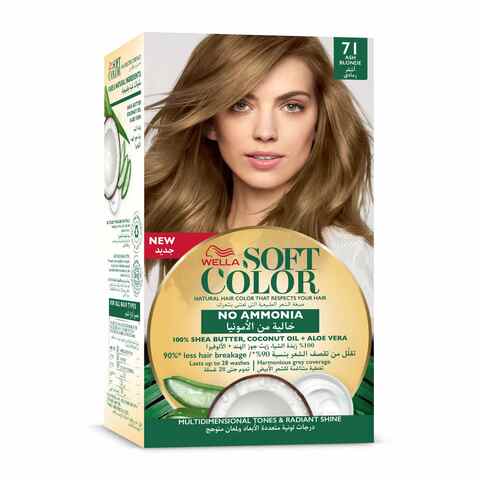 Soft Color Kit 71 Ash Blonde price in UAE | Carrefour UAE | supermarket ...