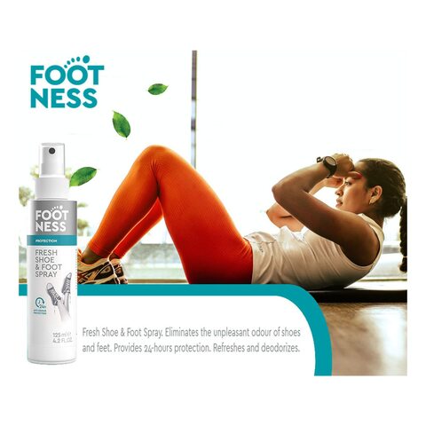 Footness Shoe And Foot Spray Clear 125ml