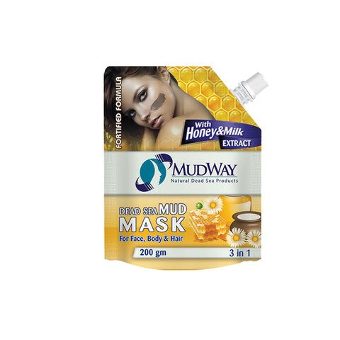 Mudway Mud Mask Tree In One With Honey And Milk 200 Gram