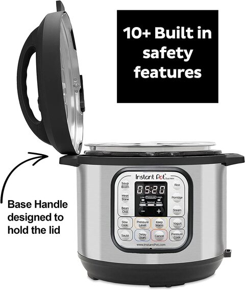 Instant Pot 8 qt. Stainless Steel Duo Electric Pressure Cooker 113