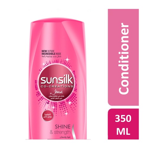 Buy Sunsilk Conditioner, For Weak  Dull Hair, Strength  Shine With Provitamin B5, Argenine,  Coconut Oil 350ml in Saudi Arabia