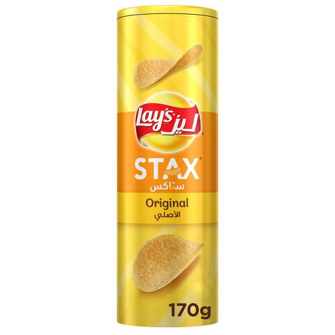 Buy Lays Stax Original Potato Crisps 170g in Saudi Arabia