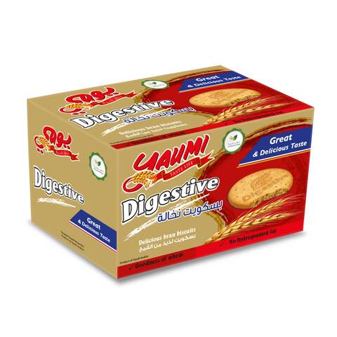 Buy Yaumi Digestive Bran Biscuit 230g in Saudi Arabia