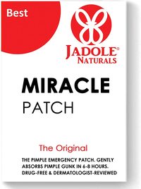 Jadole Naturals Miracle Invisible Spot Cover Hydrocolloid, Acne Pimple Absorbing Cover, Blemish Spot, Skin Care, Facial And Skin Acne Patch Stickers One Size (40 Count)