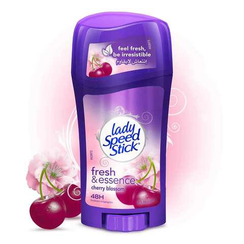 Lady Speed Stick, Fresh Essence, Antiperspirant Deodorant, Cherry Blossom, 65g