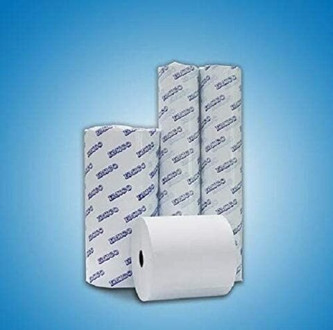 Trial Emigo branded POS receipt paper Pack of 60 rolls width 80 mm 80 x 80 mm size 3.14 x 3.14 inches Thermal roll paper cash register roll credit card receipt