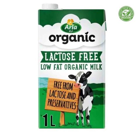 Buy Arla Organic Lactose Low Fat Free Milk 1l Online - Shop Bio Organic Food On Carrefour Uae