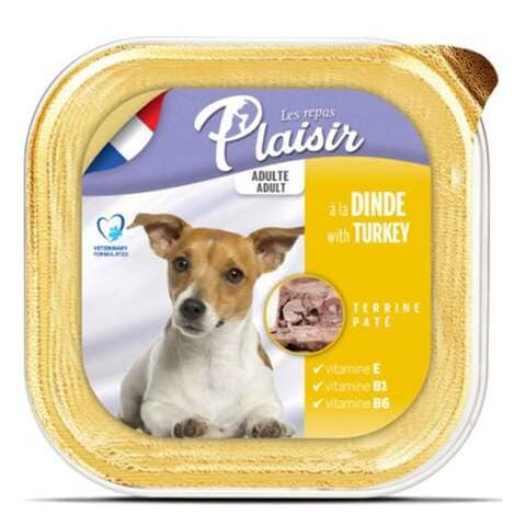 Les Repas Plaisir Pate With Turkey Dog Food 150g