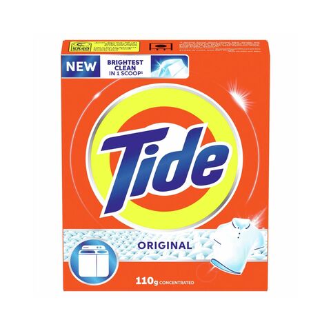 Tide Original Scent Laundry Detergent Powder 110g