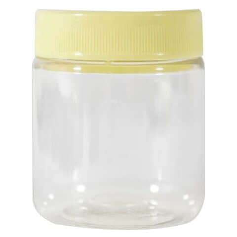 Sunpet Plastic Storage Jar Clear/Yellow 200ml