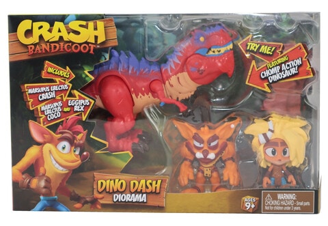 ventajoso vegetariano Preguntarse Buy Crash Bandicoot 2.5-Inch Dino Dash Diorama Online - Shop Toys & Outdoor  on Carrefour UAE