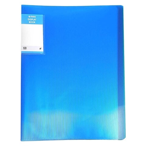 Maxi Display Book with 60 Pockets Blue