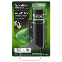 Nicorette Nicotine QuickMist Mouth Spray, Quit Smoking Aid, Fresh Mint, 1mg, 150 sprays