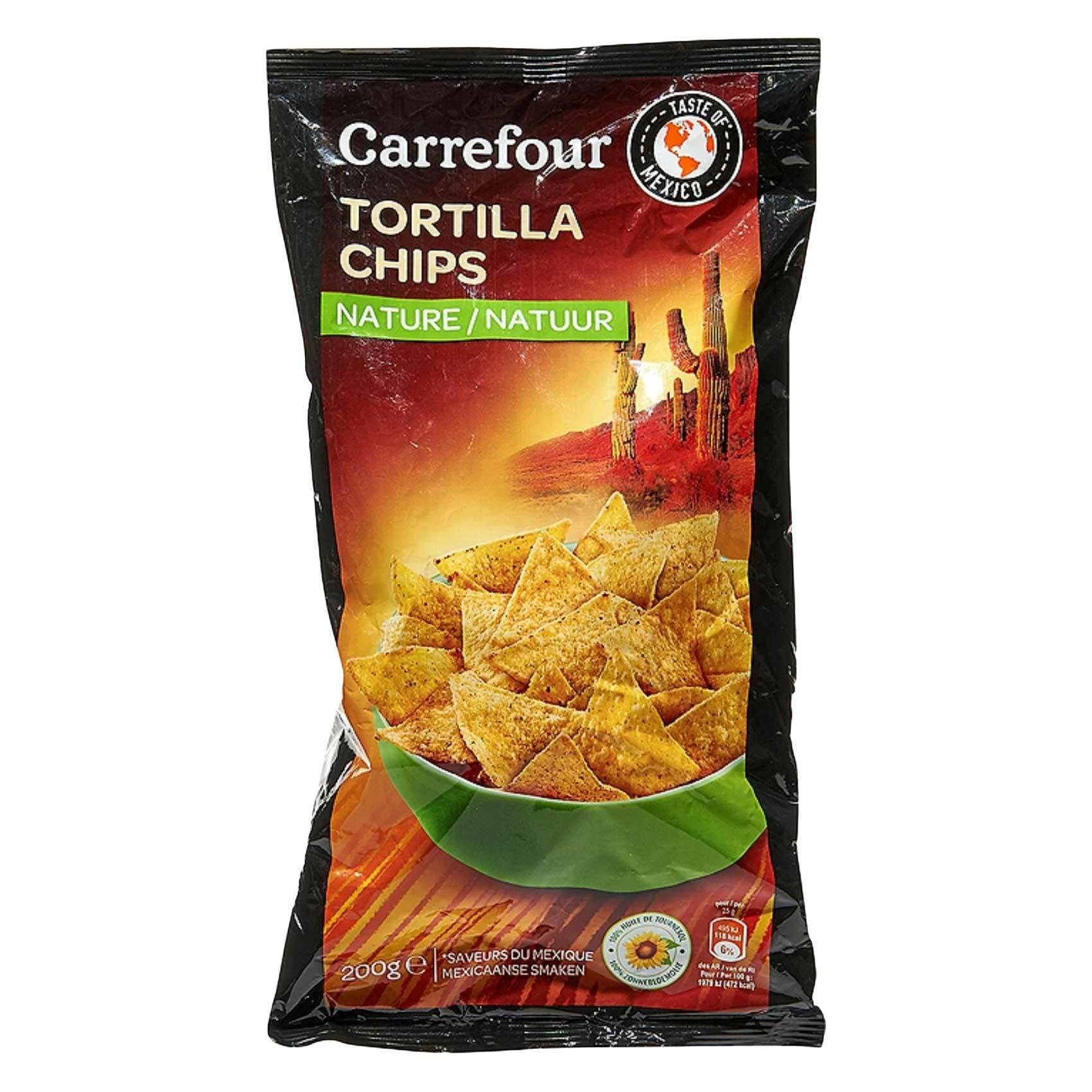 Buy Carrefour Tortilla Chips 200g Online Shop Food Cupboard on