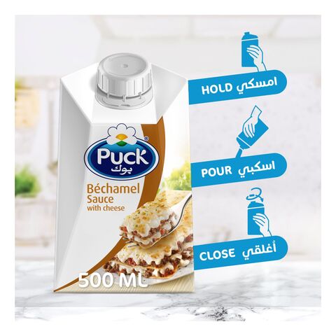 Puck Bechamel Sauce With Cheese 500ml