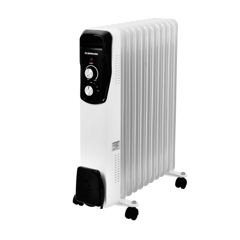 Buy Olsenmark Oil Filled Radiator, 13 Fins Heating Radiator, Omrh1843,  Adjustable Thermostat, Overheat Protection, Thermal Cut-Off, Tip-Over  Switch, Portable Radiator With Handle u0026 Wheels Online - Shop Electronics u0026  Appliances on Carrefour