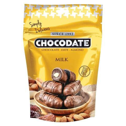 Chocodate Date Almond Milk Chocolate 100g