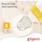 Pigeon SofTouch Peristaltic Plus Wide Neck Silicone Teat 01867 Small Clear 2 PCS