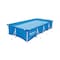 Bestway Steel Pro Rectangular Swimming Pool Blue 4M X 2.11 M X 81CM (Plus Extra Supplier&#39;s Delivery Charge Outside Doha)
