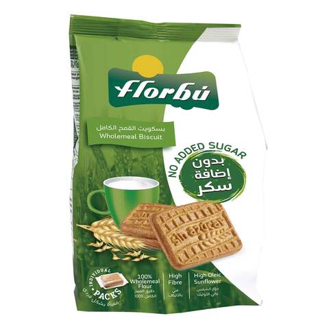 اشتري فلوربو بسكويت القمح الكامل بدون اضافة سكر 400 جرام في السعودية