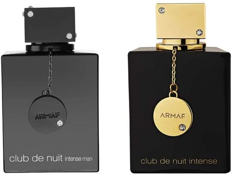 Buy Armaf Club De Nuit Intense Men and Women Perfumes Set: Eau De Toilette  For Him 105ml + Eau De Parfum For Her 105ml Online - Shop Beauty & Personal  Care on