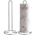 Buy Doreen 2PCS silver Paper Towel Roll Stand for Kitchen Stainless Steel Holder for Modern Home Deacute;cor ( silver GC2176A) in UAE