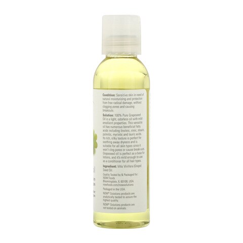 Now Solutions Grapeseed Oil Clear 118ml