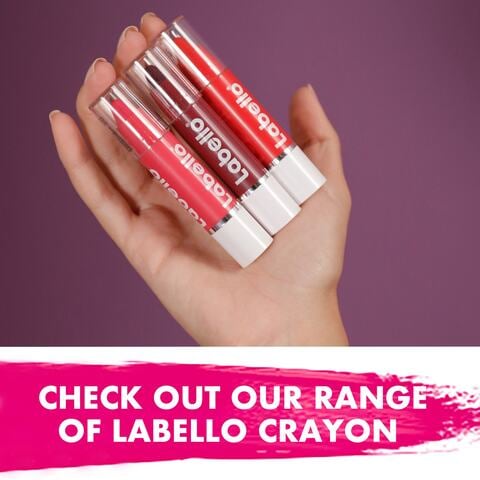 Labello Lipstick Crayon Colour Lip Balm Hot Pink 3g