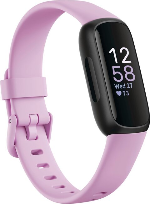 Fitbit Inspire 3 Health & Fitness Tracker (Lilac Bliss/Black) with 6-Month  Premium Membership