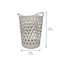Strata, Tall Flexi Laundry Basket, Cool Grey Color, Made in UK