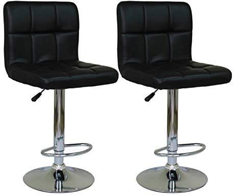 Black adjustable bar deals stools