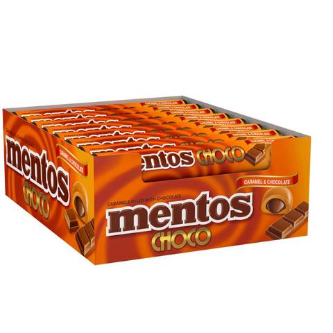Mentos Caramel And Chocolate 37.8g Pack of 24